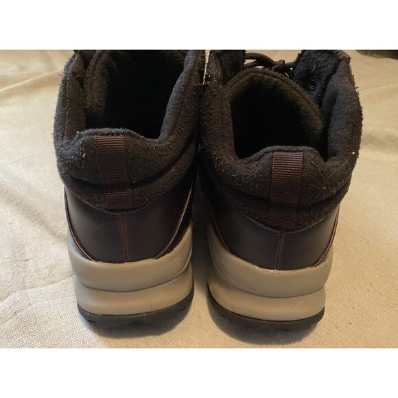 Vans Khombu Nick Ankle Boots Mens Size 12M Brown Leather Memory Foam Hiker Boot - Picture 6 of 10